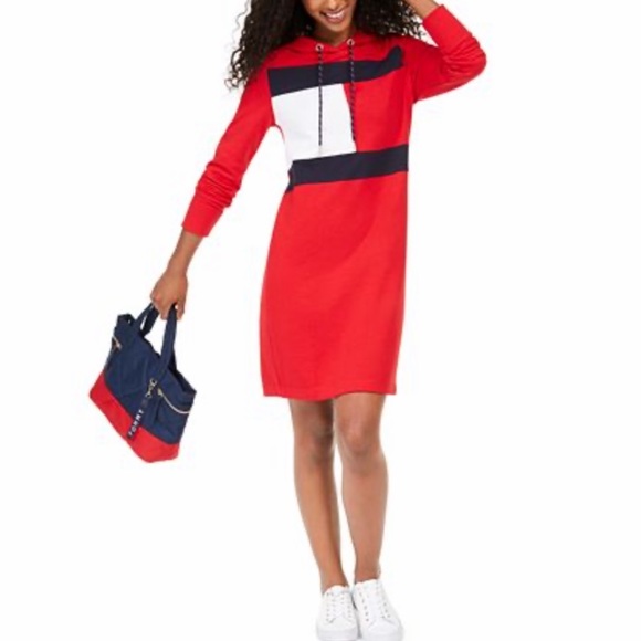 Tommy Hilfiger Dresses & Skirts - Tommy Hilfiger Hoodie Sweatshirt Dress